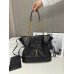 YSL Jamie Shopping Shoulder Bag Lambskin Black/Gold