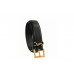 YSL Logo Leather Belt