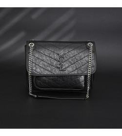 YSL NIki Medium In Vintage Leather Shoulder Bag
