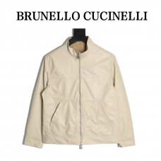 Brunello Cucinelli Reversible Leather Jacket