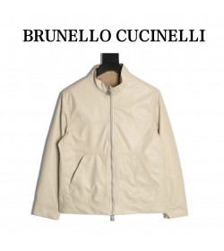 Brunello Cucinelli Reversible Leather Jacket