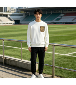 Gucci Monogram Pocket Appliqué Crewneck Sweatshirt