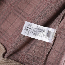 Burb*rry 25FW Check Zip Drawstring Hooded Jacket