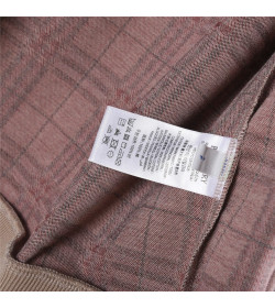 Burb*rry 25FW Check Zip Drawstring Hooded Jacket