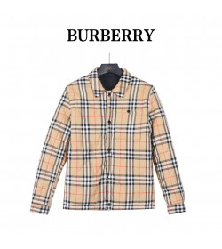 Burb*rry Classic Check Quilted Reversible Cotton Jacket