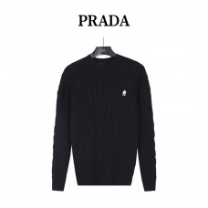 PRD Resort Logo Cable Knit Crewneck Sweater