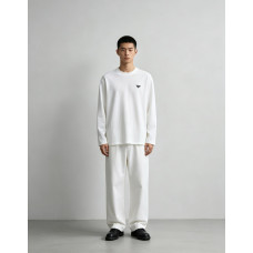 Prada Triangle Logo Long Sleeve Top
