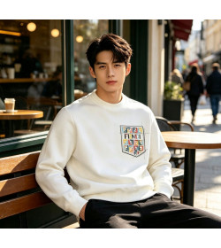 Fendi Colorful FF Faux Pocket Print Crewneck Sweatshirt