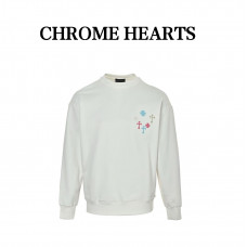 Chrome Hearts Colorful Logo Embroidered Crewneck Sweatshirt
