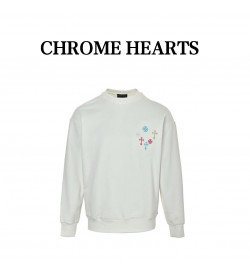 Chrome Hearts Colorful Logo Embroidered Crewneck Sweatshirt