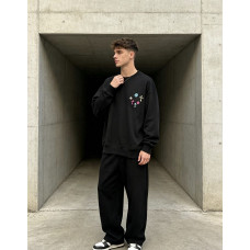 Chrome Hearts Colorful Logo Embroidered Crewneck Sweatshirt