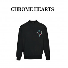 Chrome Hearts Colorful Logo Embroidered Crewneck Sweatshirt