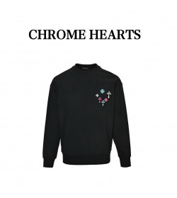 Chrome Hearts Colorful Logo Embroidered Crewneck Sweatshirt