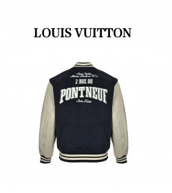 Louis Vuitton Monogram Lined Letterman Jacket
