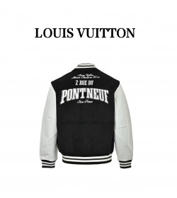 Louis Vuitton Monogram Lined Letterman Jacket