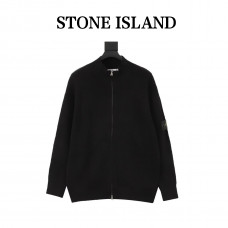 Stone Island 26FW Sleeve Badge Zip Knit Jacket