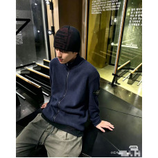 Stone Island 26FW Sleeve Badge Zip Knit Jacket