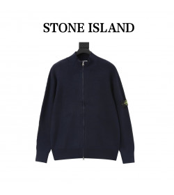 Stone Island 26FW Sleeve Badge Zip Knit Jacket