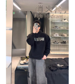 Balenci*ga Graffiti Tape Hoodie