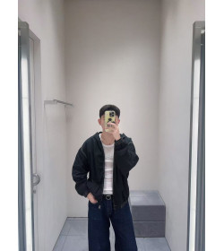 Acne Studios 26FW Contrast Seam Technical Hooded Jacket