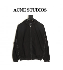 Acne Studios 26FW Contrast Seam Technical Hooded Jacket