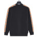 Burb*rry 26SS Check Letter Sleeve Crewneck Sweatshirt