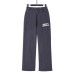 Balenci*ga Distressed Tape Logo Print Trousers