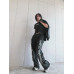 Balenci*ga Cursive Side Logo Embroidered Trousers Balenci*ga Cursive Side Logo Embroidered Trousers