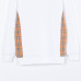 Burb*rry 26SS Equestrian Knight Embroidered Check Hem Crewneck Sweatshirt Burb*rry 26SS Equestrian Knight Embroidered Check Hem Crewneck Sweatshirt