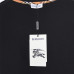 Burb*rry 26SS Equestrian Knight Embroidered Check Hem Crewneck Sweatshirt