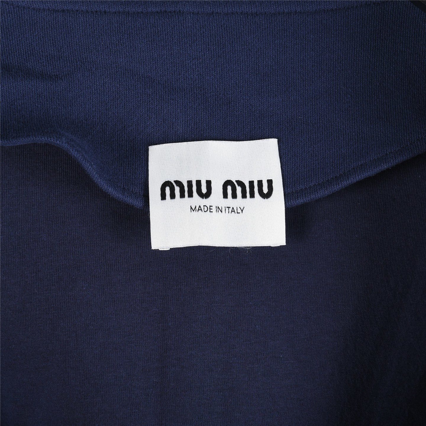 Miu Miu 24SS Heavyweight Plain Knit Hooded Jacket