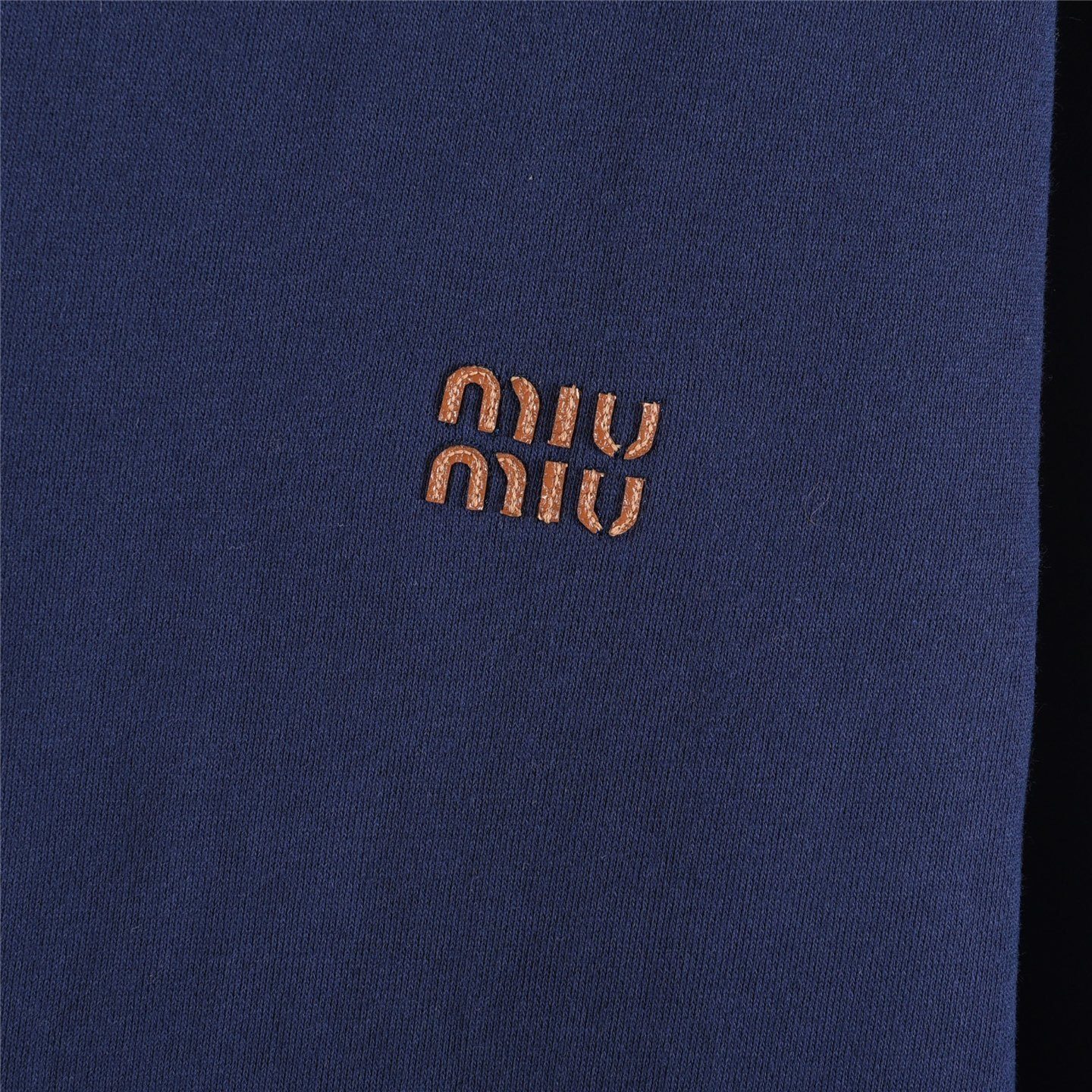 Miu Miu 24SS Heavyweight Plain Knit Hooded Jacket