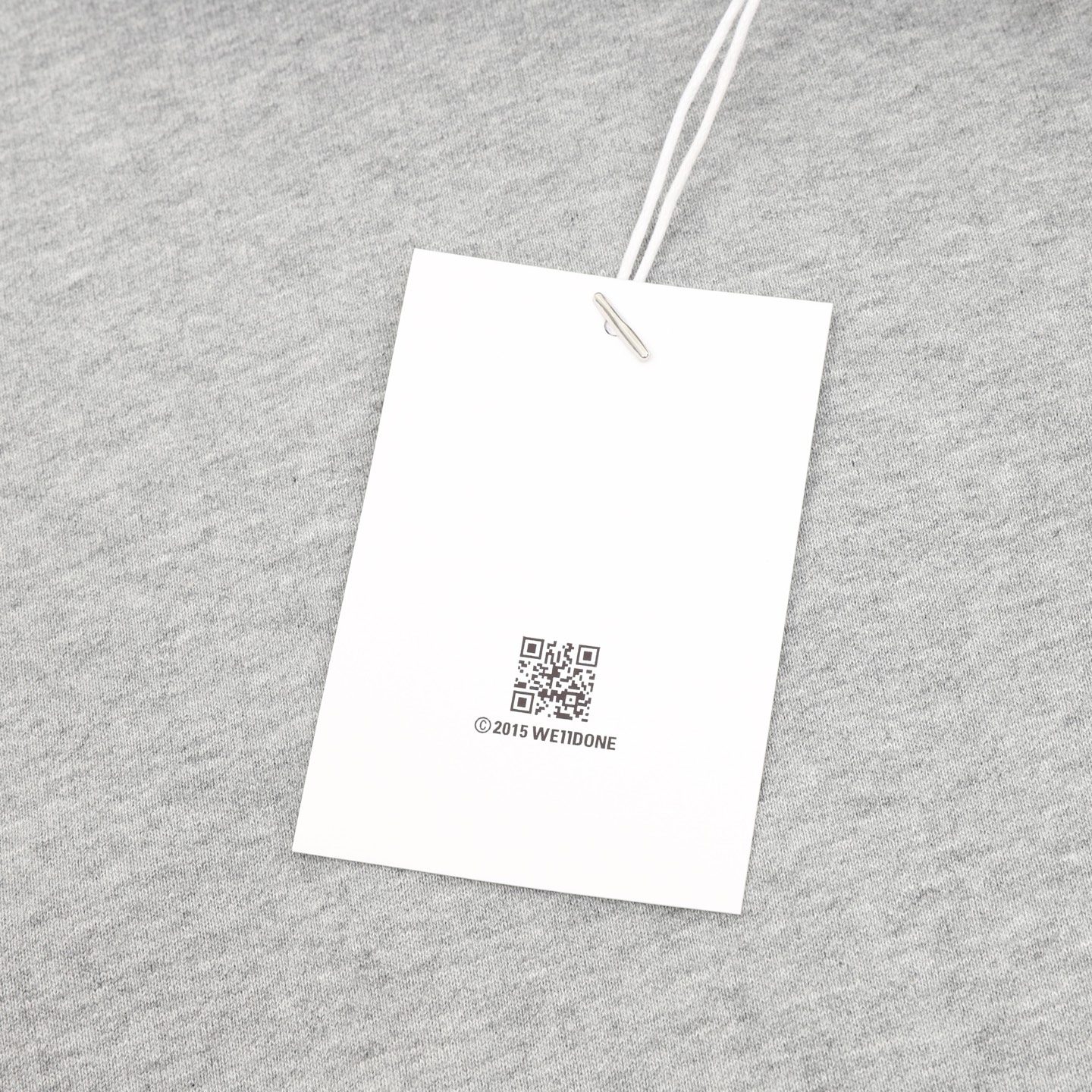 WE11DONE 26SS Distressed W Logo Print Hooded Sweatshirt Jacket