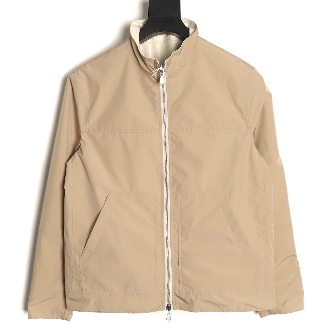 Brunello Cucinelli Reversible Leather Jacket