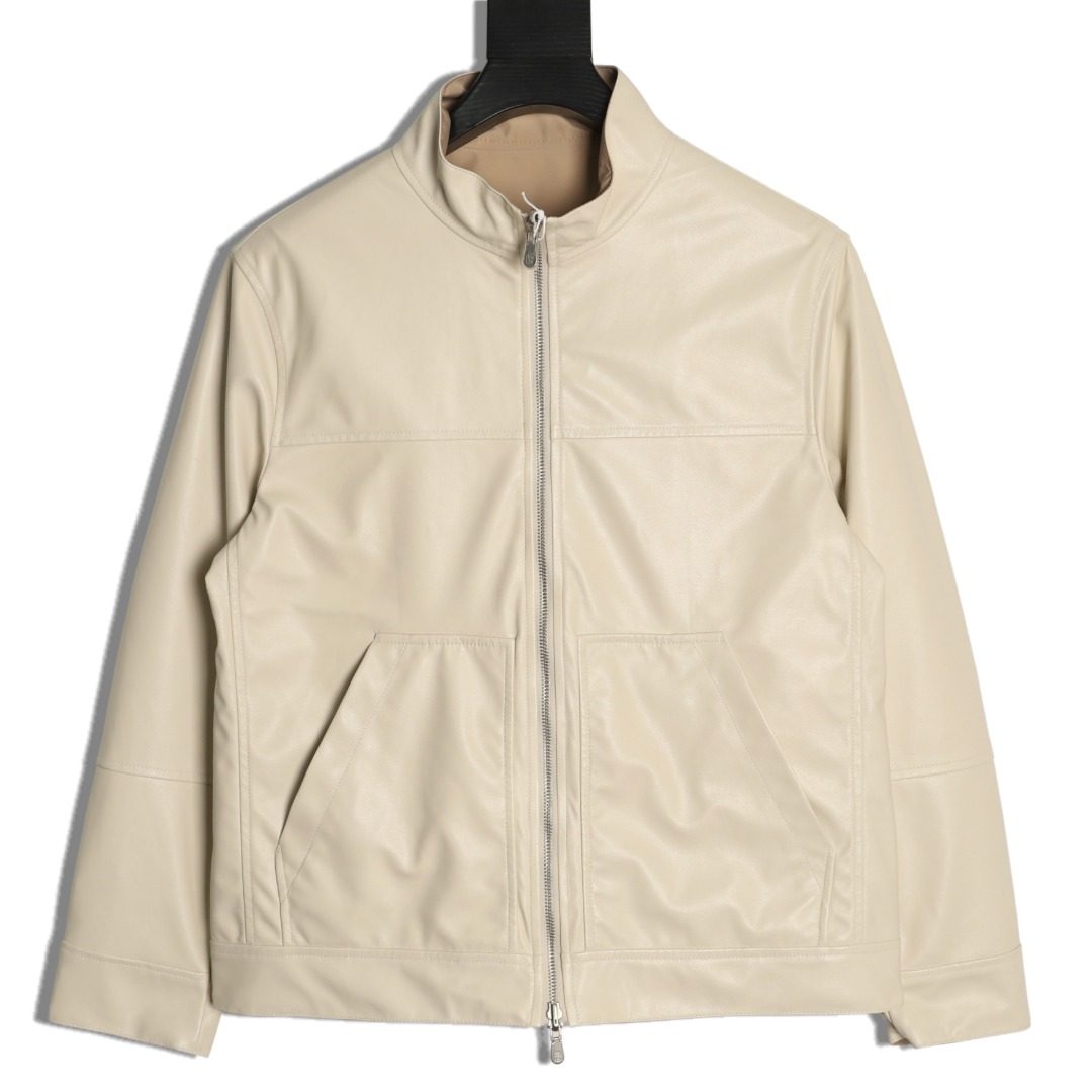 Brunello Cucinelli Reversible Leather Jacket