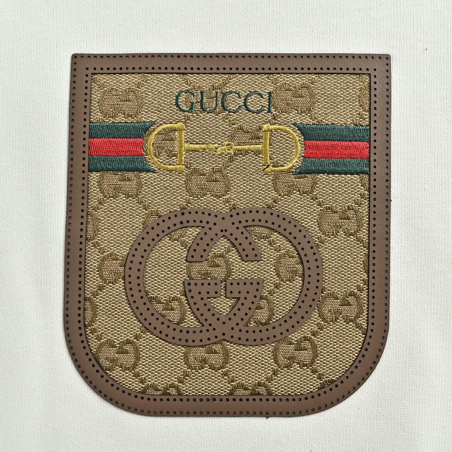 Gucci Monogram Pocket Appliqué Crewneck Sweatshirt