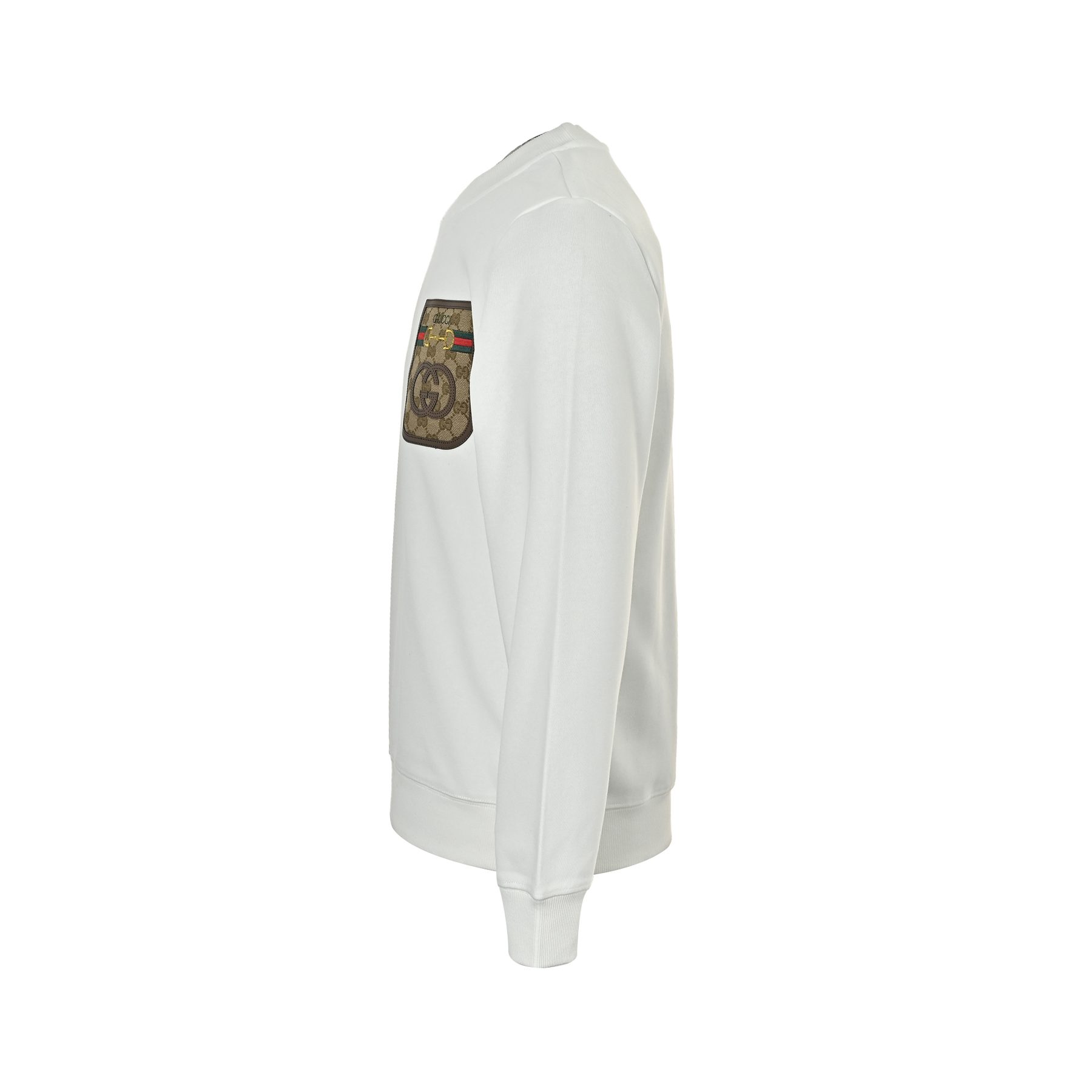 Gucci Monogram Pocket Appliqué Crewneck Sweatshirt
