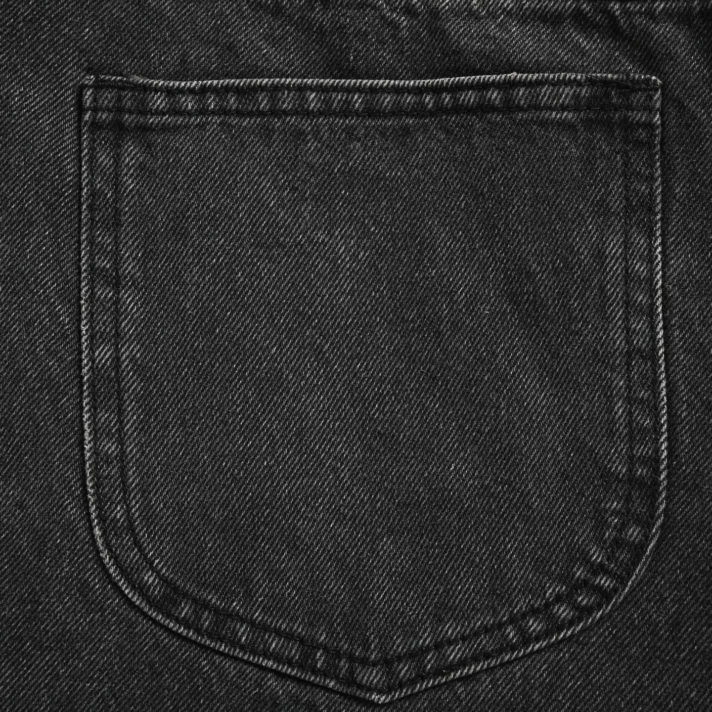 Celine Appliqué Straight Leg Jeans