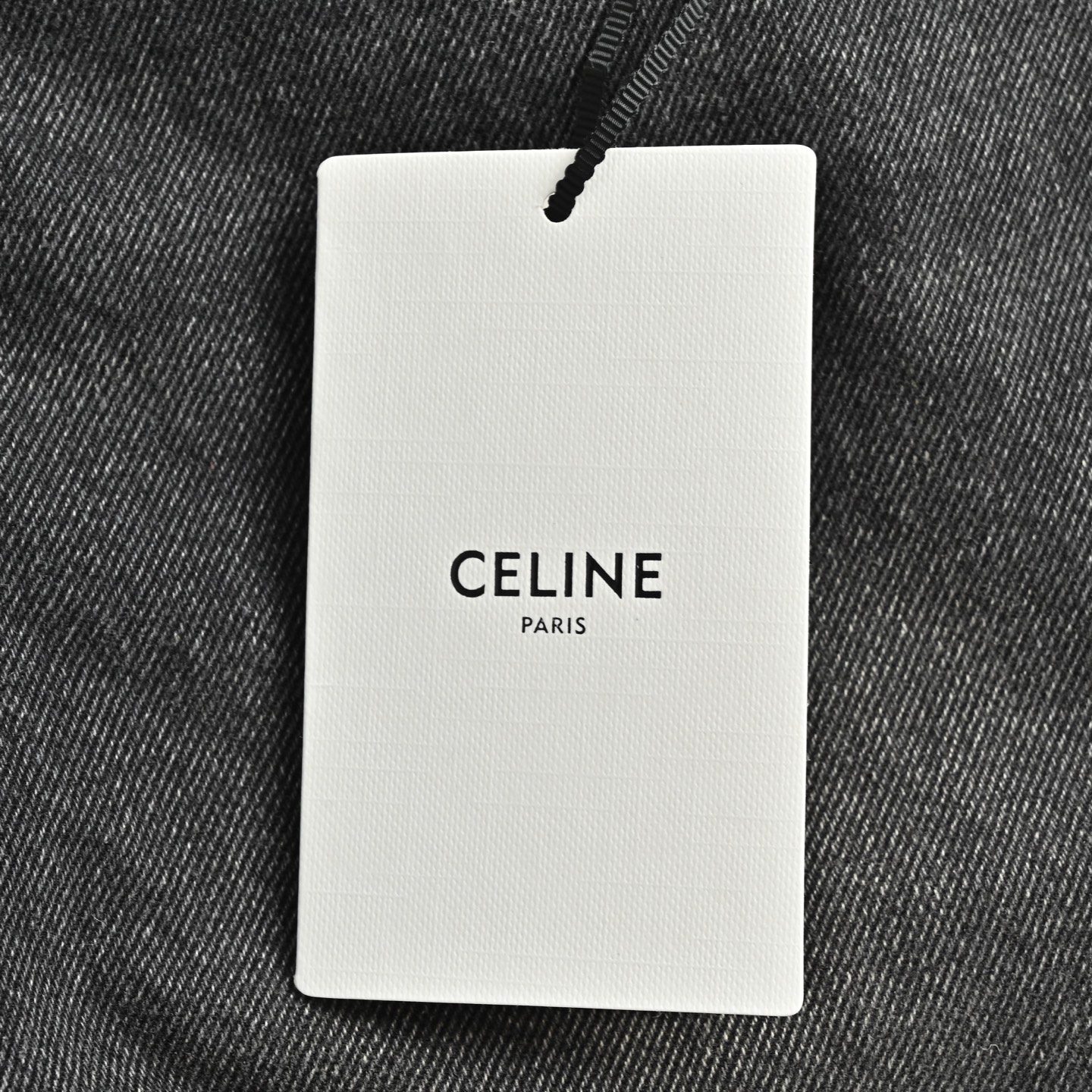 Celine Appliqué Straight Leg Jeans