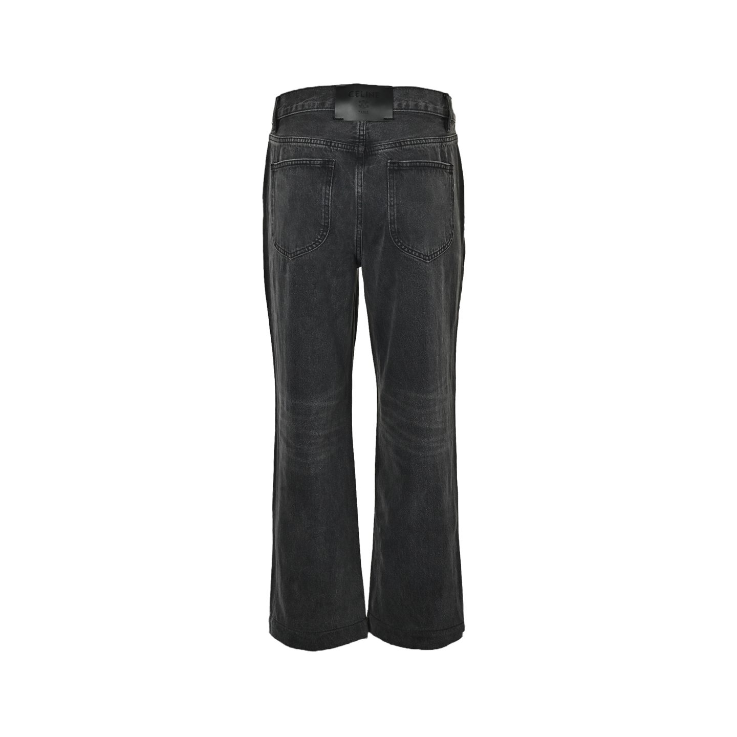 Celine Appliqué Straight Leg Jeans