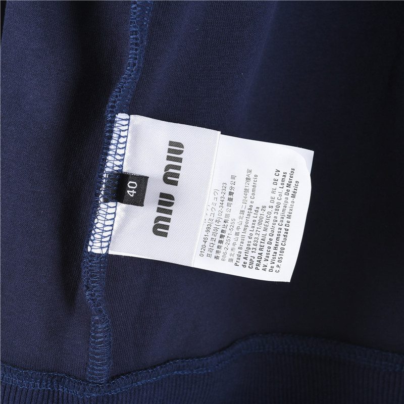 Miu Miu 24SS Heavyweight Plain Knit Collared Jacket