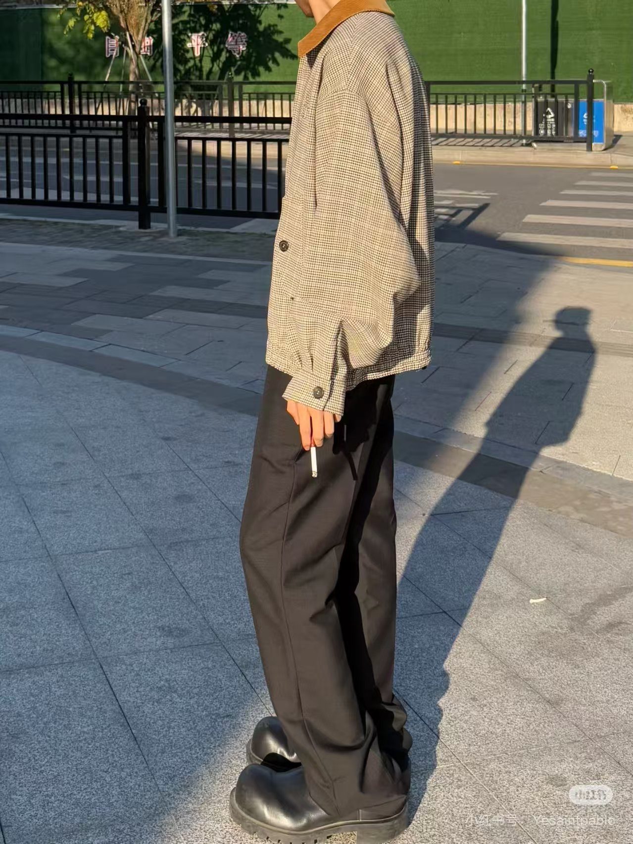 Miu Miu Corduroy Plaid Jacket