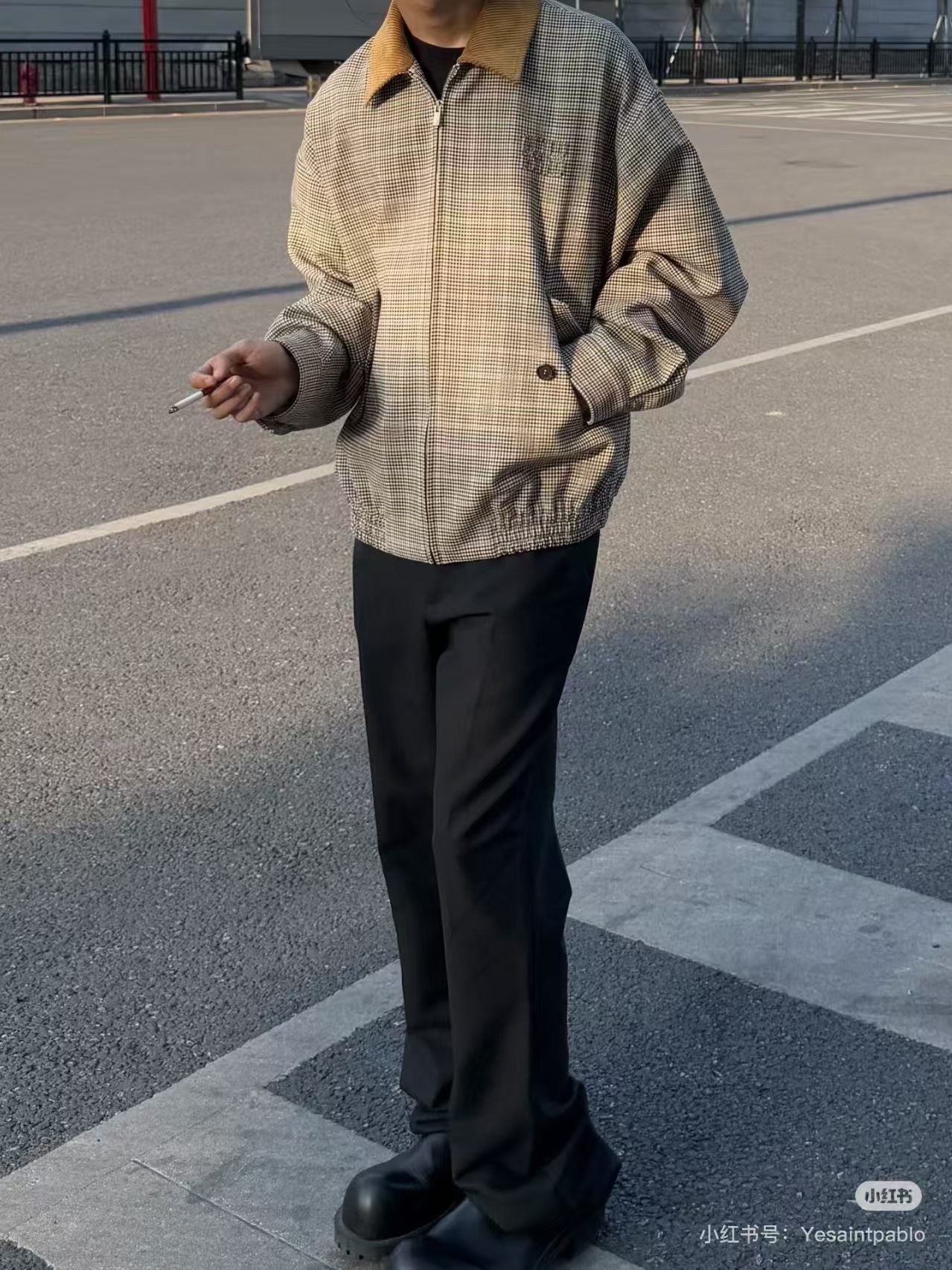 Miu Miu Corduroy Plaid Jacket