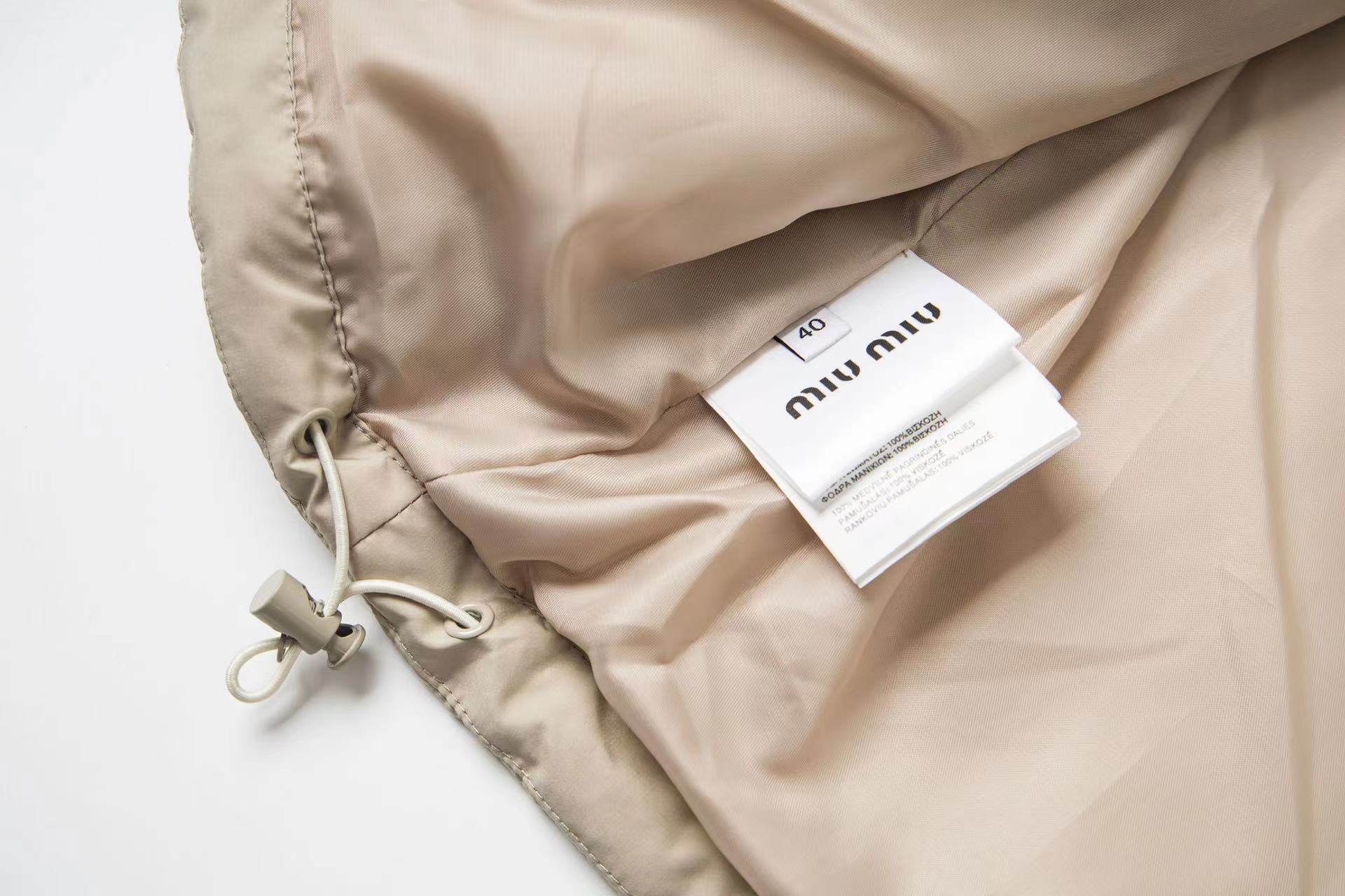 Miu Miu 24FW Diamond Quilted Puffer Jacket