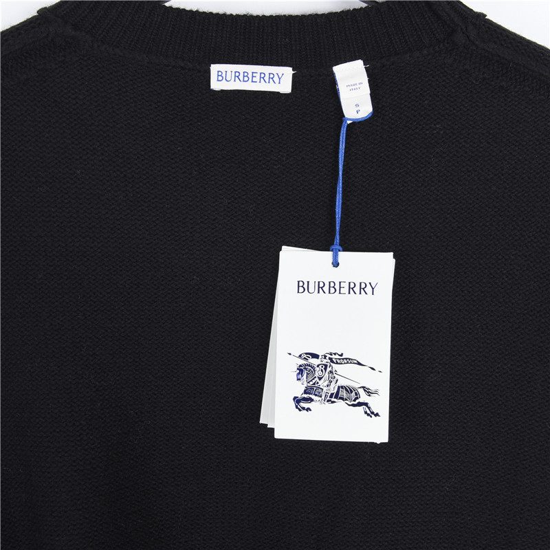 Burberry Equestrian Knight Logo Cashmere Blend Crewneck Sweater