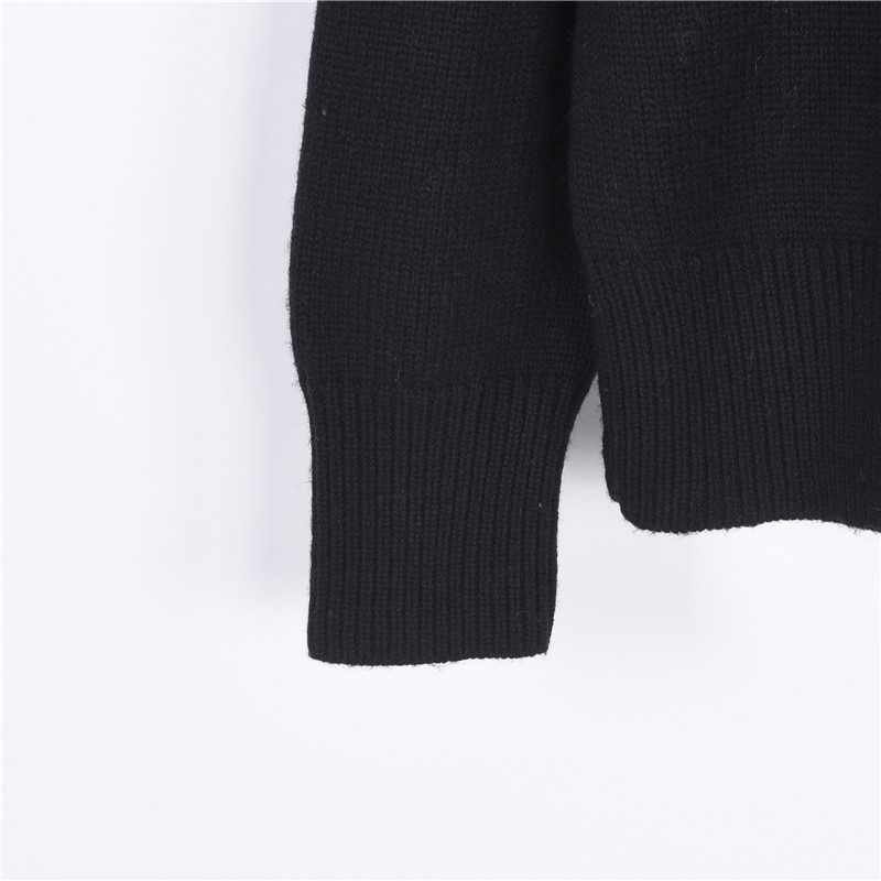 Burberry Equestrian Knight Logo Cashmere Blend Crewneck Sweater