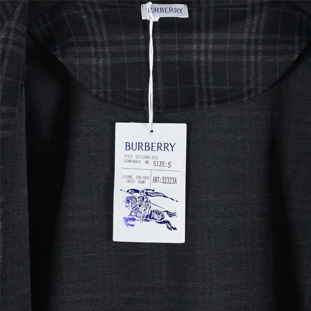 Burberry 25FW Check Zip Drawstring Hooded Jacket