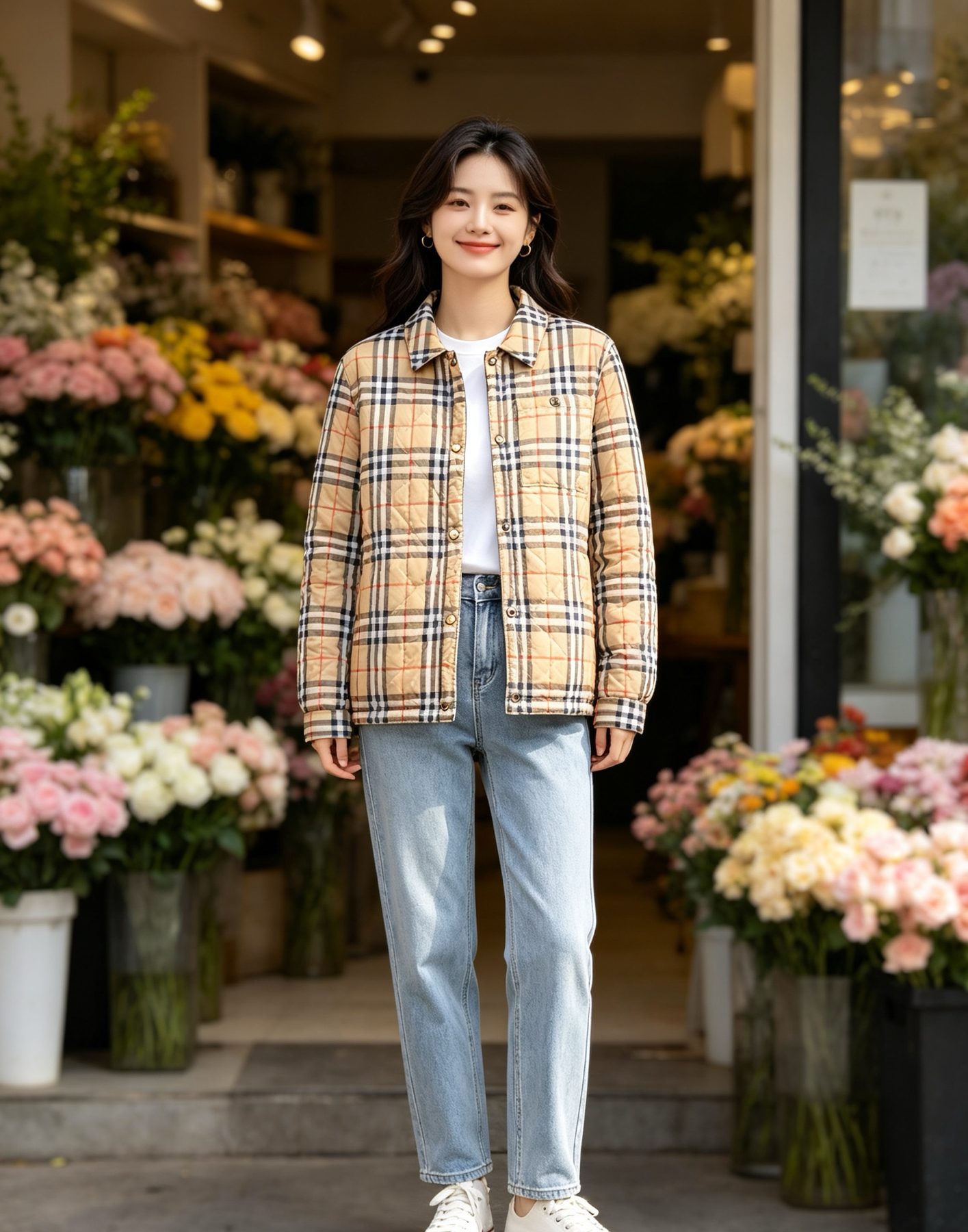 Burberry Classic Check Quilted Reversible Cotton Jacket