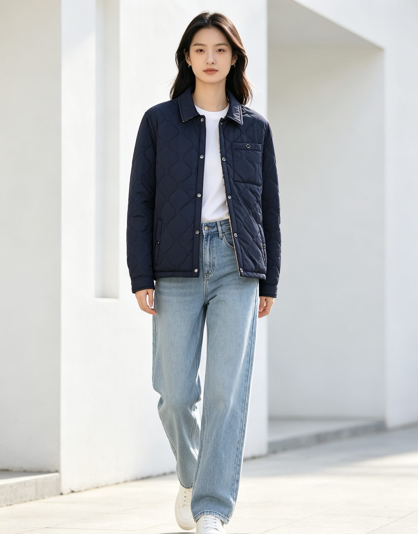 Burberry Classic Check Quilted Reversible Cotton Jacket