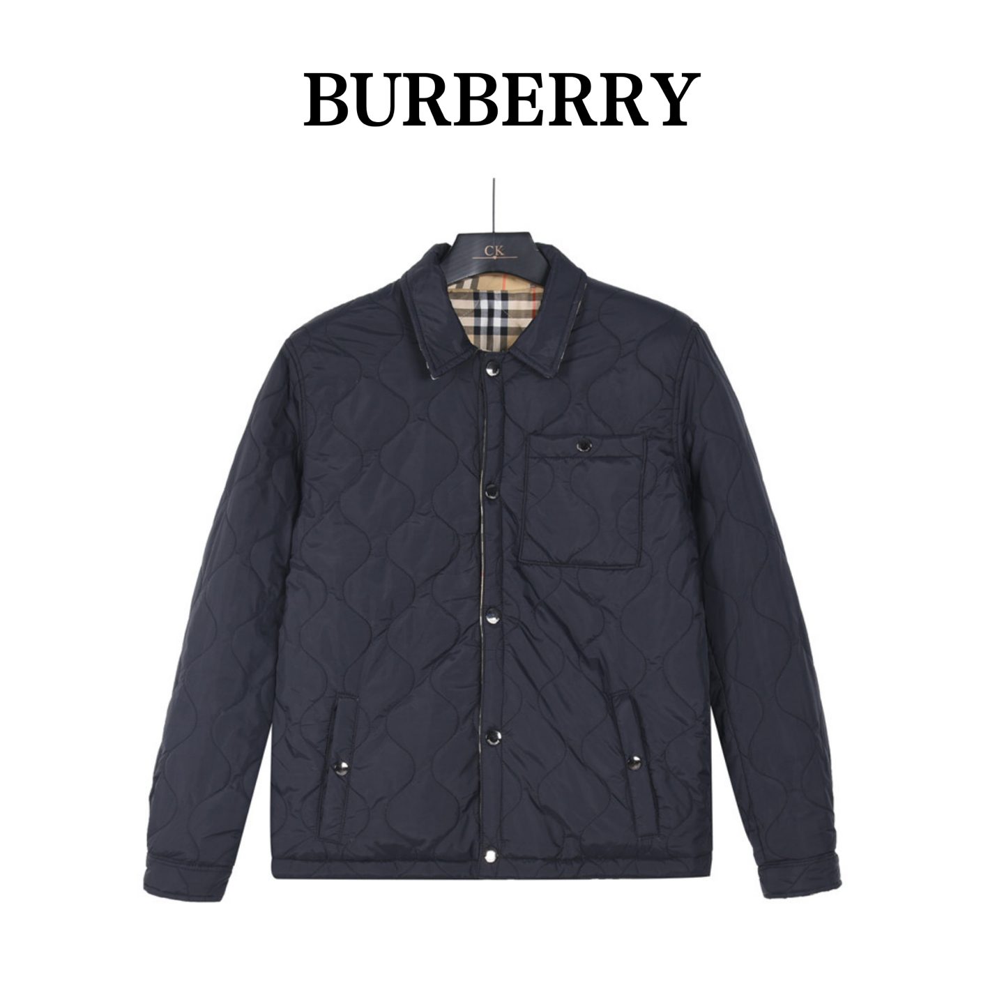 Burberry Classic Check Quilted Reversible Cotton Jacket